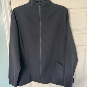 Mandala Gray Scrub Jacket XL